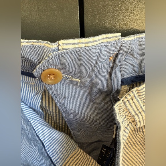 J. Crew Club Men's Seersucker Striped Shorts 33W 11L - Picture 6 of 11